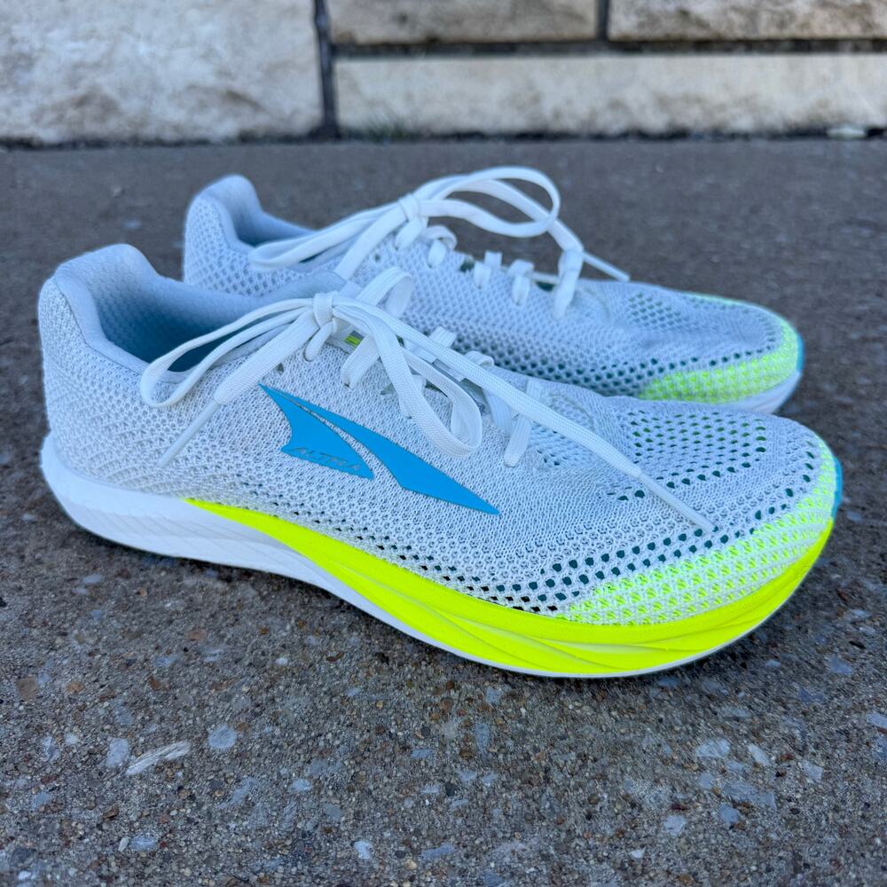 Altra Escalante Racer 2 Running Shoes White Blue Yellow Womens 8.5 AL0A85NH110